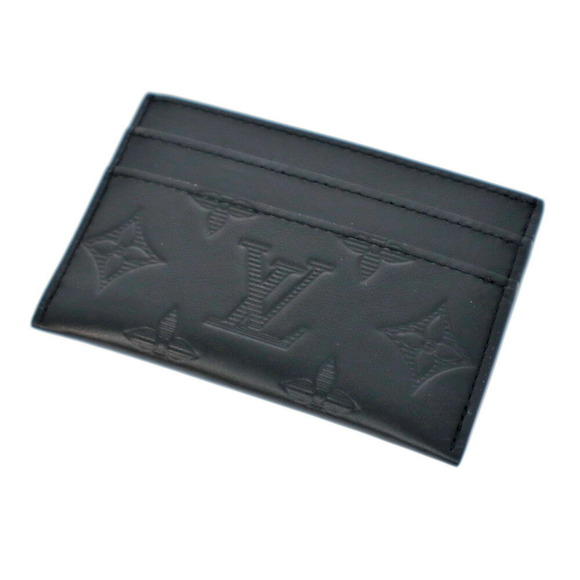 Louis Vuitton Case Porte Shadow Double Black Accessory Carte - Picture 1 of 6